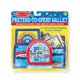 thumbnail image 3 of Cartera de juguete Melissa y Doug fingen gastar con Play Money Blue, 3 of 9