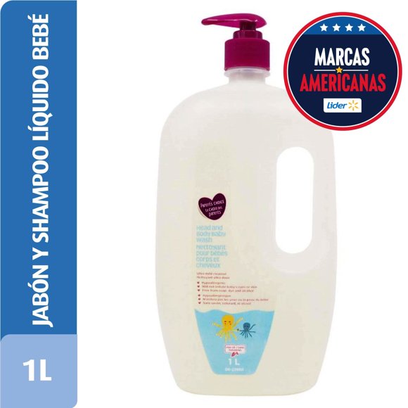 Jabón y Shampoo líquido para Bebé, 1 L