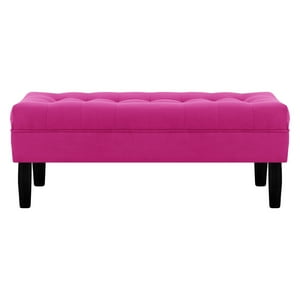 Bodevir - Banqueta Wood 2C Felpa 00 Fucsia