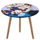 thumbnail image 1 of El mundo de Bobby-theme Fitted Round Tablecloths Elastic Edged Table Covers Waterproof Table Cloth for Kitchen Holiday Party Tables Decor 120cm, 1 of 6