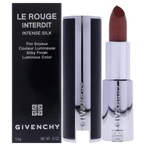 Givenchy - Le Rouge Interdit Lápiz Labial De Seda Intenso - Brun Mocha De Para Mujer - Lápiz Labial (Recargable)
