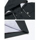 thumbnail image 3 of Gabardina impermeable LOMON con capucha larga para mujer, 3 of 3