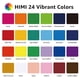 thumbnail image 2 of Set de pintura gouache HIMI 24 colores x 30 ml con pinceles y paleta, 2 of 7
