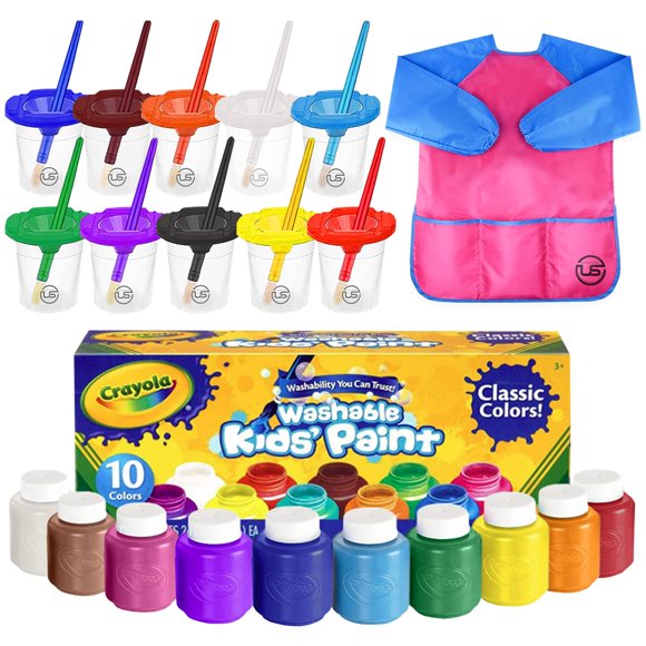 Set de pintura The Mega Deals Kids, lavable con pintura de 300 ml