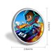 thumbnail image 2 of Hot Wheels theme Round Button Badge Premium Metal Construction Ideal For High end Events 2 8 Cm, 2 of 6