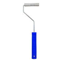 Magideal - Herramienta De Paleta De Burbujas Herramienta De Rodillo De Fibra De Vidrio Cabezal De Aluminio Rodillo De Burbujas Laminado De Resina Para Ducha Bañe 3 Pulgadas