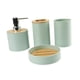 thumbnail image 4 of Juego De 4 Accesorios De Baño, Regalo De Inauguración De La Casa, Decoración De Baño, Taza De Enjuague Bucal Verde, 4 of 5