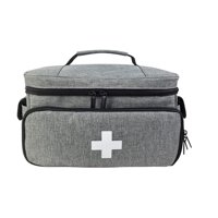 Magideal - Bolsa De Primeros Auxilios Versátil, Organizador De Emergencia De Viaje, Botiquín De Primeros Auxilios Portátil De 11,5 ""X 7,5"" X 7,5 ""Para Gimnasio E