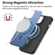 thumbnail image 2 of Magnetic Slim Case for Xiaomi Redmi Note 13 4G with Camera Guard & Anti-Scratch Back Blue, 2 of 6