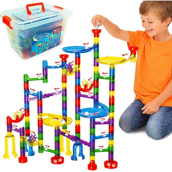 Marble Mania Marble Run para niños, set de 162 piezas