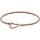 thumbnail image 2 of Pulsera PANDORA Moments Cierre Corazón Oro Rosa, 2 of 3