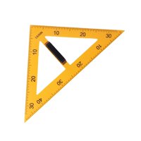 Magideal - Regla De Enseñanza Multifunción, Equipo De Geometría De Matemáticas, Tamaño Grande, Herramienta De Geometría De Dibujo De Números Grandes Para Pizarra 45 Triangulo