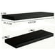 thumbnail image 1 of Estante Flotante De Madera Negro 23x120x4cm, 1 of 2
