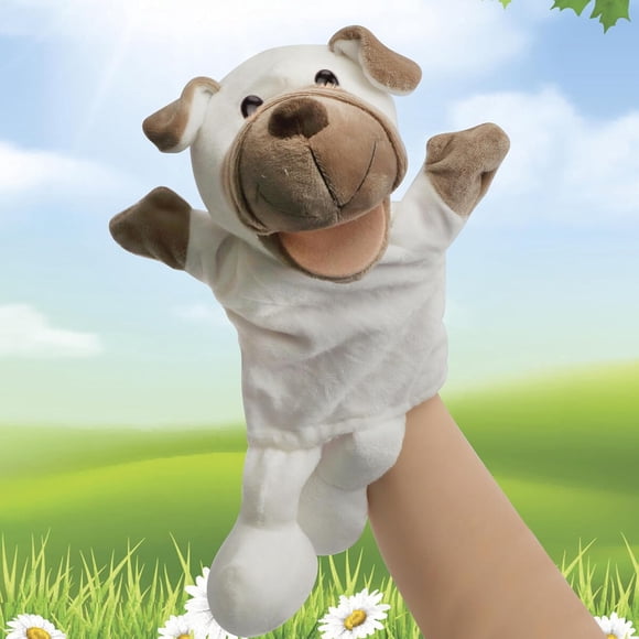 Títere de Mano Perrito Easfan Peluche Suave 32 cm