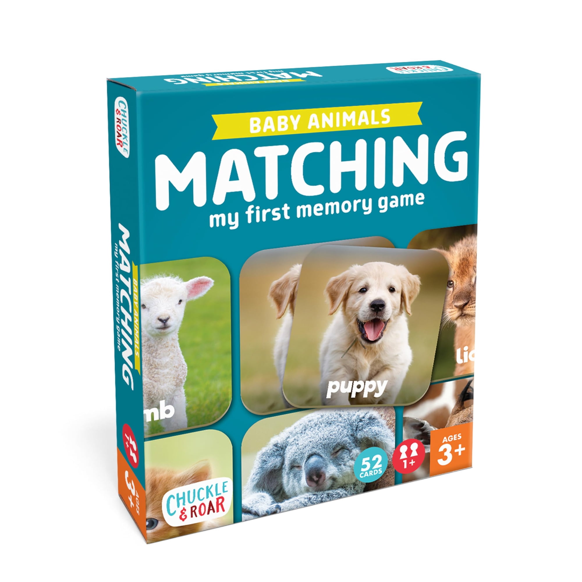 Juego De Mesa Chuckle & Roar Matching Game Baby Animals 3+ Years