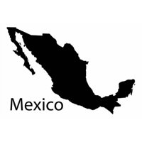 Rienda Libre Graphics - Decomural Mexico Map Educational Ws-18852