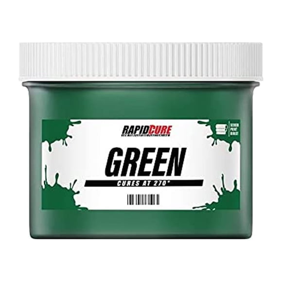Tinta para serigrafía Screen Print Direct Rapid Cure verde