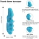 thumbnail image 5 of Herramienta de masaje manual de puntos de presión y protector de pulgar para masaje de tejido profundo de cuerpo completo, con 2 anillos para dedo, alivio del estrés., 5 of 7