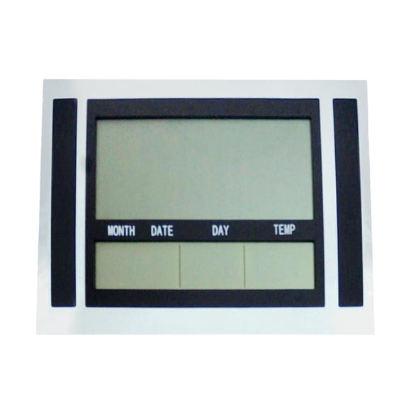 Dígitos Grandes Pantalla LCD Reloj Calendario Días Mes Año Energía De La Batería