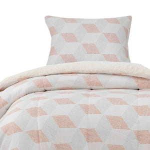 Dib - Plumon Reversible Sherpa 1.5 Plaza Block. Terracota