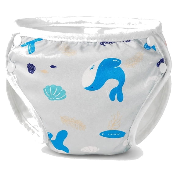 Pañal de Natación Reutilizable Bebé Mambobaby Azul 6 Meses a 3 Años