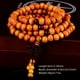 thumbnail image 4 of 1pc 108 Beads 8mm/0.31'' Natural Sandalwood Buddhist Buddha Wood Prayer Beaded Knot Black Ebony Bracelets Bangles For Men Wooden Jewelry, 4 of 4