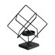 thumbnail image 5 of Candelabro De Metal Con Soporte Para Decoración De Centros De Mesa, Cuadrado, Color Negro, 5 of 5