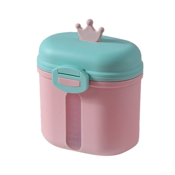 Contenedor portátil para fórmula de leche en polvo, para viajes, guarderías y actividades al aire libre.