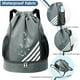 thumbnail image 3 of Mochilas Deportivas, Diseño De Boca De Haz, Impermeable, Gran Capacidad, Correas Ajustables Para Caminar, Nadar, Fitness Baloncesto, 3 of 6