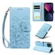 thumbnail image 4 of Funda Billetera FOXDOCK Compatible con iPhone 13 Mini , Diseño Perrito Tierno, Ranuras para Tarjetas y Soporte Plegable, 4 of 6