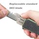 thumbnail image 5 of Cuchillo utilitario Caressolove, cortador automático de cajas EDC de aluminio, 5 of 7