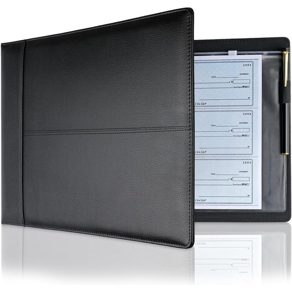 Carpeta MOWPOG para Cheques, 7 Anillos, 9 x 13, hasta 600 Cheques