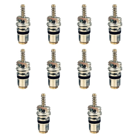 Magideal - 10 Piezas De Núcleo De Válvula De Aire Acondicionado, Reemplazo De Alto Rendimiento, Reparación Premium, Fácil De Instalar, Accesorios De Mantenimient