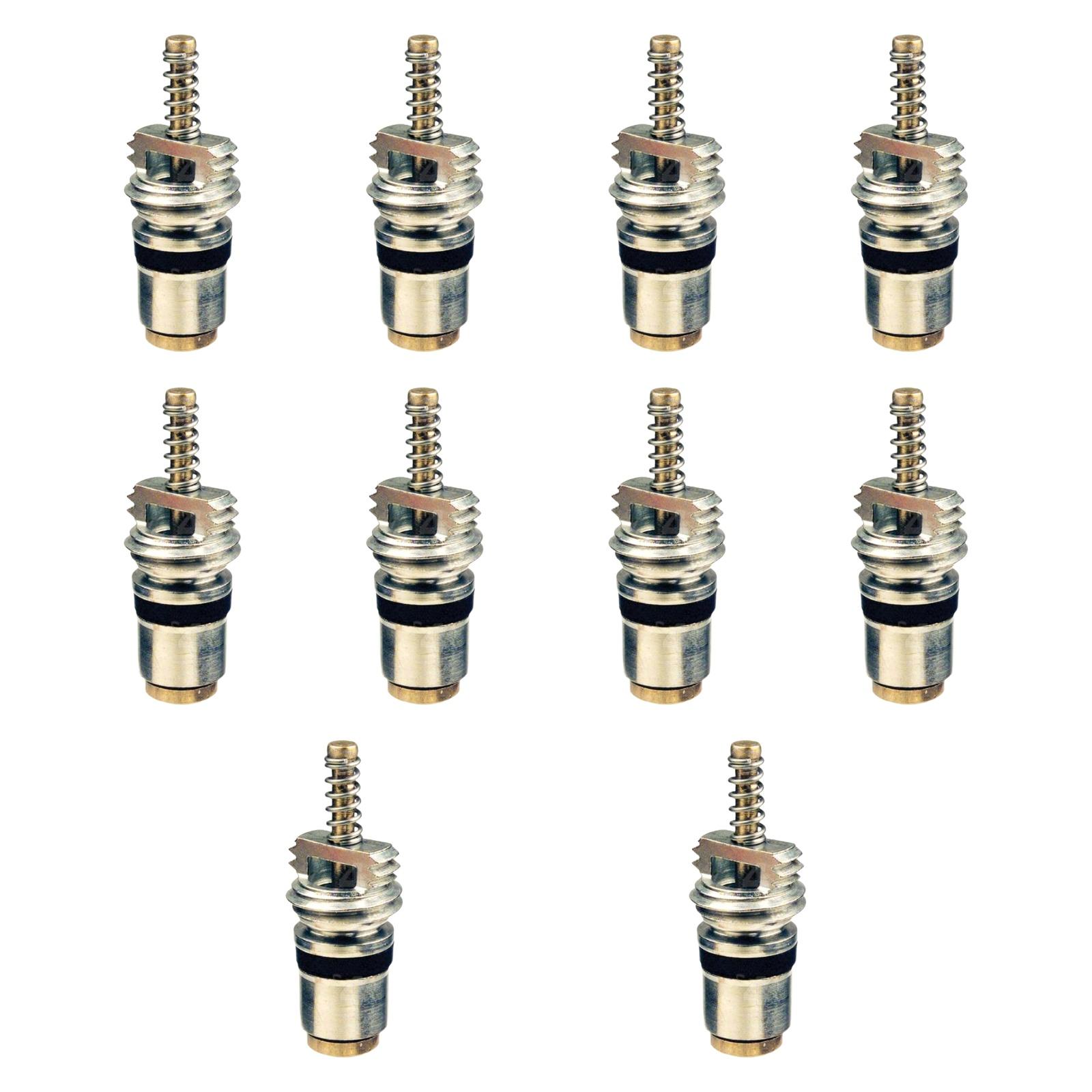 Magideal - 10 Piezas De Núcleo De Válvula De Aire Acondicionado, Reemplazo De Alto Rendimiento, Reparación Premium, Fácil De Instalar, Accesorios De Mantenimient