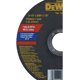 thumbnail image 3 of Pack 10 Disco Corte Metal 115mm 4 1/2 X 1 Mm Dewalt-dw44618 Negro, 3 of 5