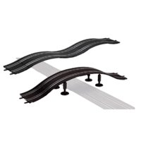 Set Track Parts Carrera Hump Hill Bridge, Sección Para Sets De Carreras De Coches Go Y Digital Con 1