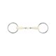 thumbnail image 1 of Cabezada Snaffle Happy Mouth de 13 cm, doble articulación y anillo suelto, 1 of 7