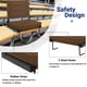 thumbnail image 2 of Asiento portátil para estadio Maeytau con cojín acolchado y respaldo, 2 of 7