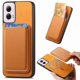 thumbnail image 1 of Funda de Cuero Magnética con Tarjetero para Motorola Moto G Power 2024 Cubierta Delgada Amarillo, 1 of 5