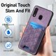thumbnail image 2 of Funda Billetera con Soporte para Samsung Galaxy A30 Protector Delgado Morado, 2 of 6