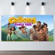 thumbnail image 2 of Los Croods Fondo Temático Pancarta Suministros de Decoración para Fiesta de Cumpleaños, Decoración de Fondo de Fiesta Personalizado,150x90cm, 2 of 6