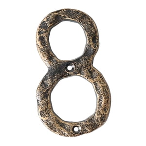 Bothyi - Número De Casa Protección Contra La Oxidación Diy Artesanía Vintage Para Letrero De Jardín 8