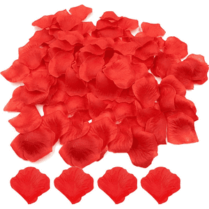 Genérico - Pétalos Rosas Artificiales 100 Uds San Valentín Rojo