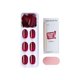 thumbnail image 4 of Uñas postizas imPRESS Maplewood rojo corto ovalado 30 uds, 4 of 9