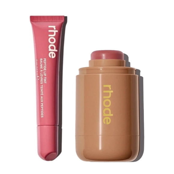 Rhode Pocket Blush Rubor Mejillas Tan Line + Labial Peptidos Salty Tan