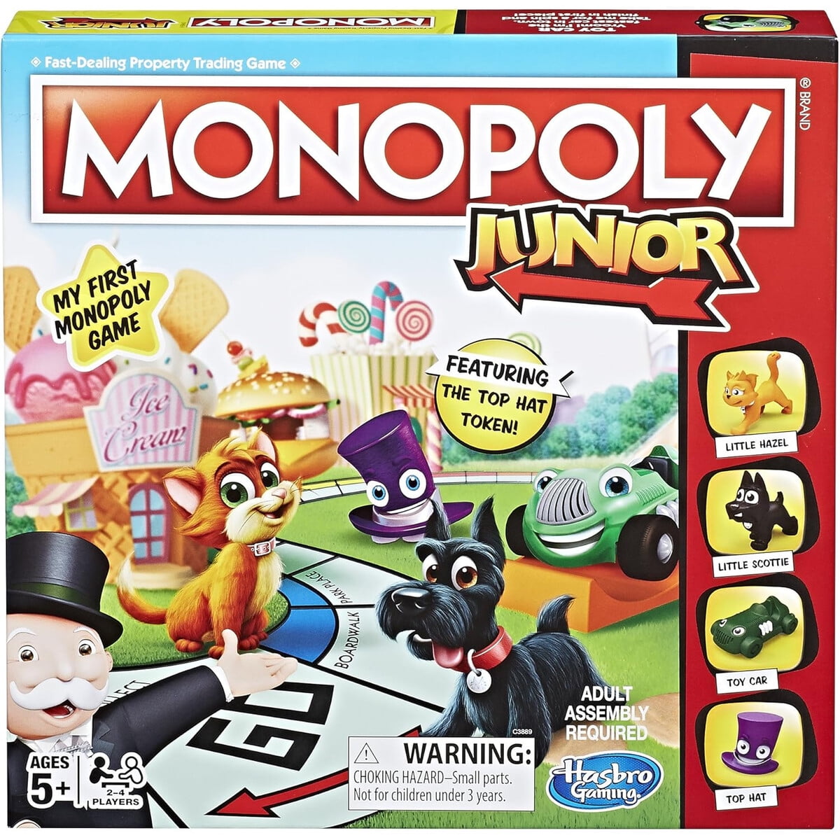 Juego De Mesa Monopoly Junior Hasbro 4 Jugadores 5
