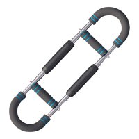 Ioensy - Barra De Ejercicios Ajustable Para Brazos, Ejercitador De Pecho Para Tríceps, Bíceps Y Muslos, Color Azul Cielo