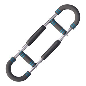 Ioensy - Barra De Ejercicios Ajustable Para Brazos, Ejercitador De Pecho Para Tríceps, Bíceps Y Muslos, Color Azul Cielo