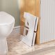 thumbnail image 4 of Taburete AmazerBath Bamboo Squat de 21,6 cm para adultos, color blanco, 4 of 7