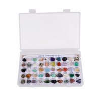 Magideal - Colección De 50 Rocas Para Niños, Colección De Piedras Geológicas, Piedras Ásperas, Rocas Minerales Para Coleccionar, Artesanías, Fabricación De Joyas